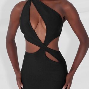 LEAU vixen cutout bandage mini dress NWT